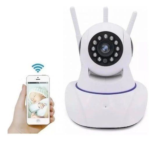 W - Cámara De Seguridad IP Wifi 360°