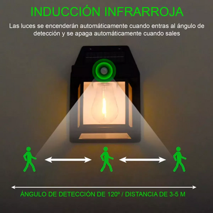 Lampara Led Solar® Exterior con Sensor