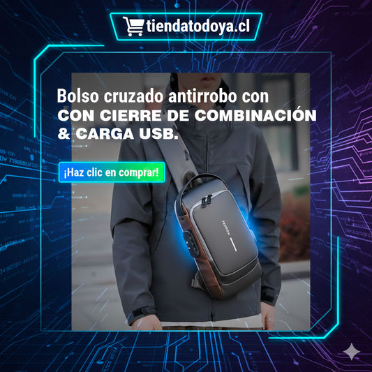 - 💼🔐 BOLSO MOCHILA ANTIROBO® – Innovación que inspira confianza