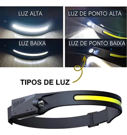 Linterna LED Cintillo® Recargable 🔦 350 Lúmenes