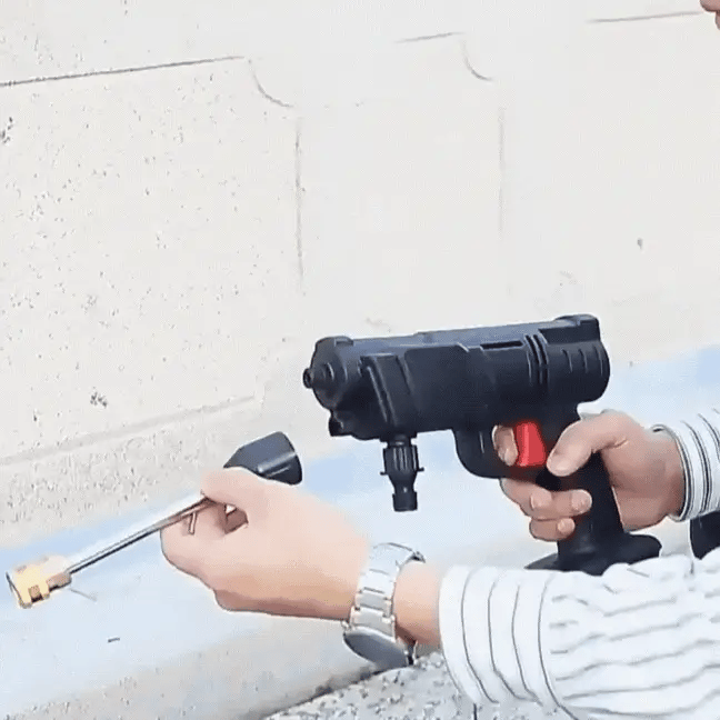 HidroWash Pro™ – Hidrolavadora Portátil de Alta Presión + 2 baterías 🌊